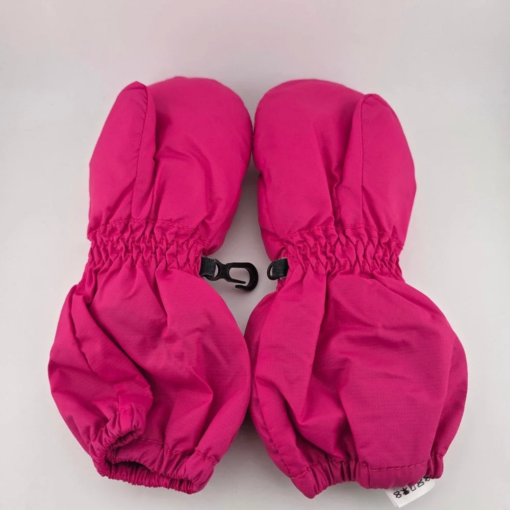 Columbia Mittens Insulated Pink O/S Elasticized Snow Gear Outdoor Warmth